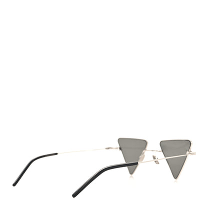 Saint Laurent Metal Triangle Frame Sunglasses Black 4 of 7