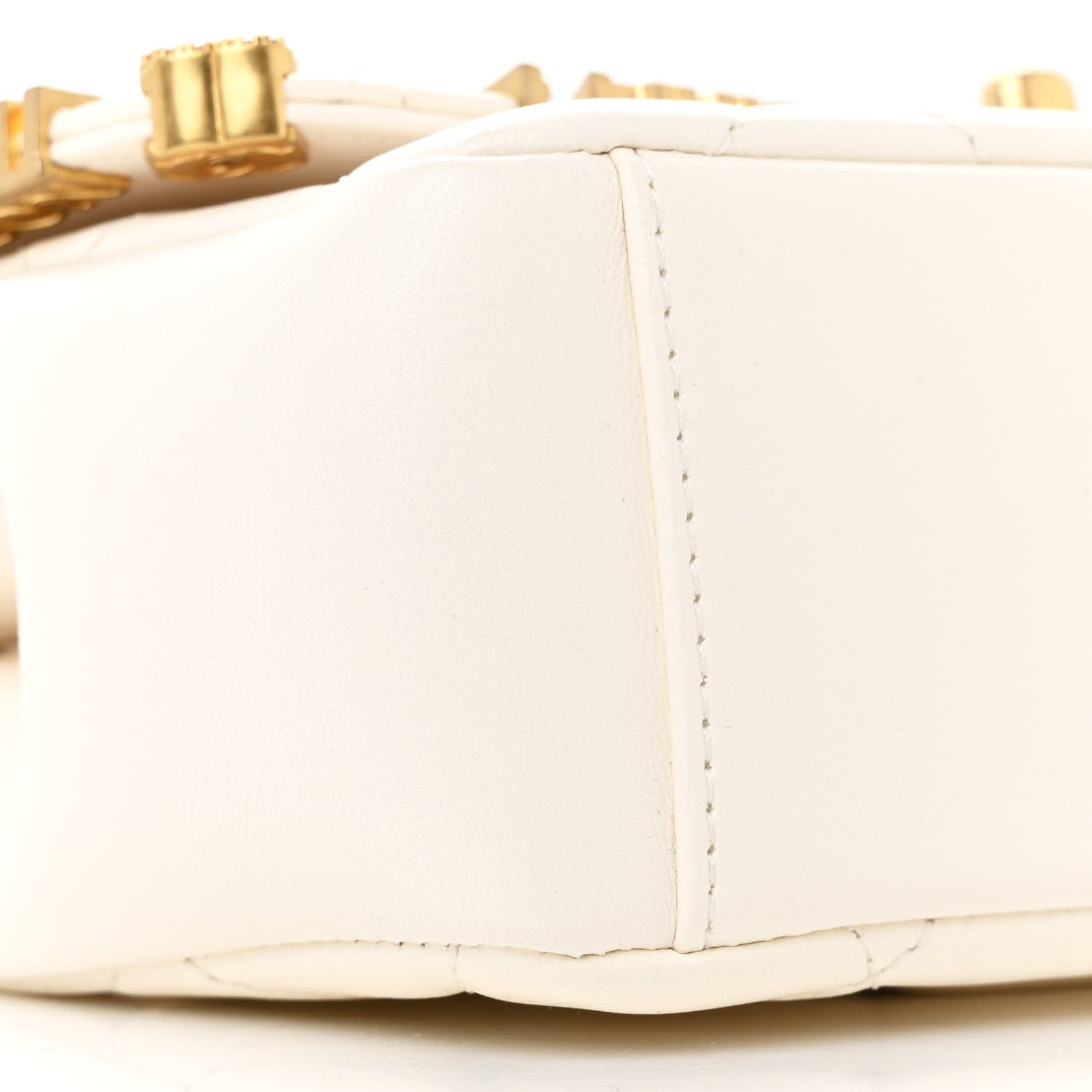 Chanel Lambskin Enamel Strass Quilted Mini Paris Monaco Flap White 9 of 11