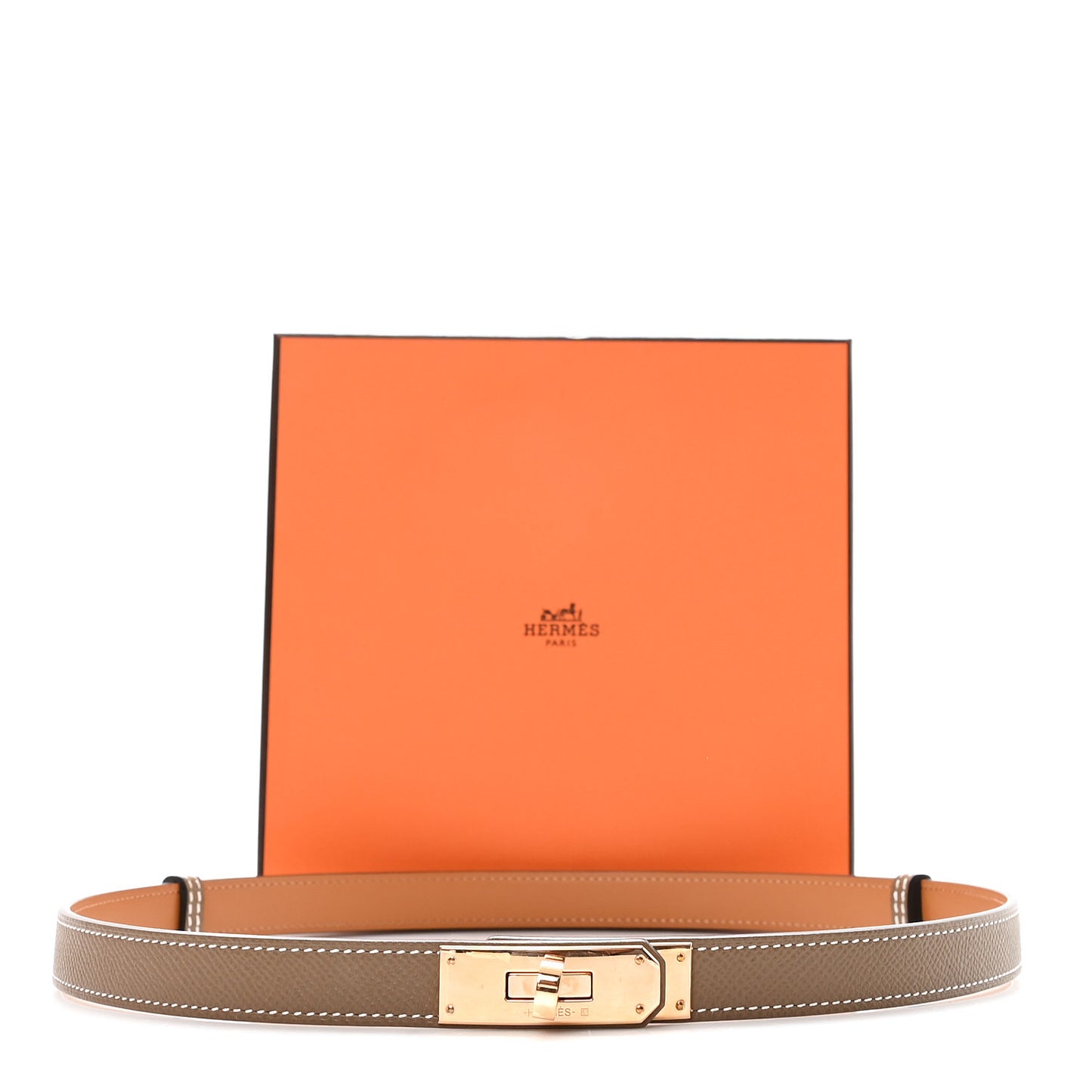 Epsom Kelly Belt Etoupe