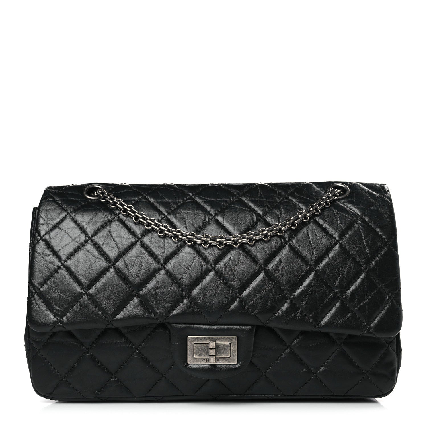 Chanel Aged Calfskin Quilted 2.55 Reissue 227 Flap Black 1 of 9