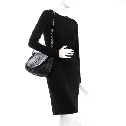Chanel Caviar Half Moon Large Flap Black 2 of 9