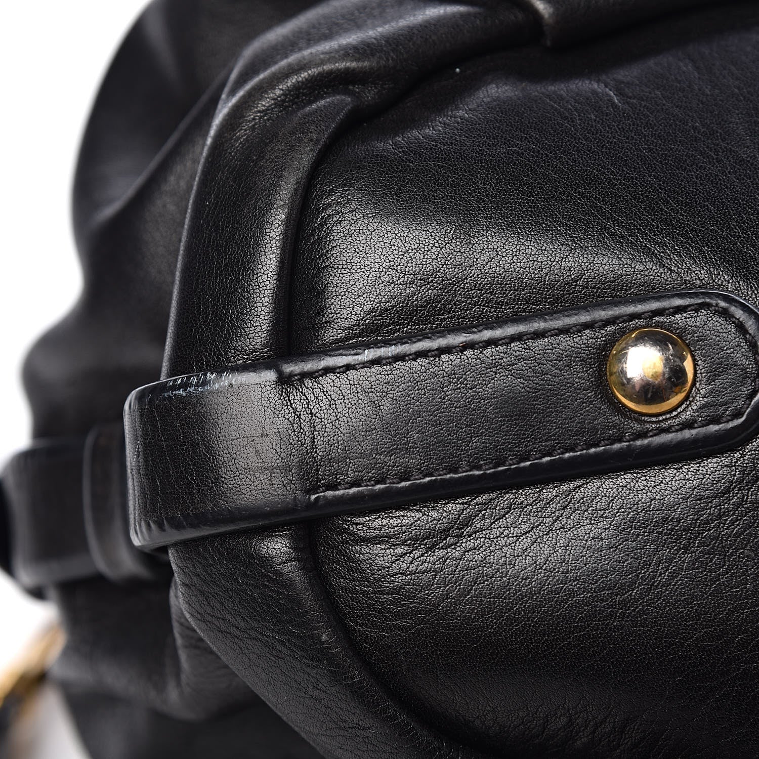 Prada Soft Calf Tote Black 14 of 15