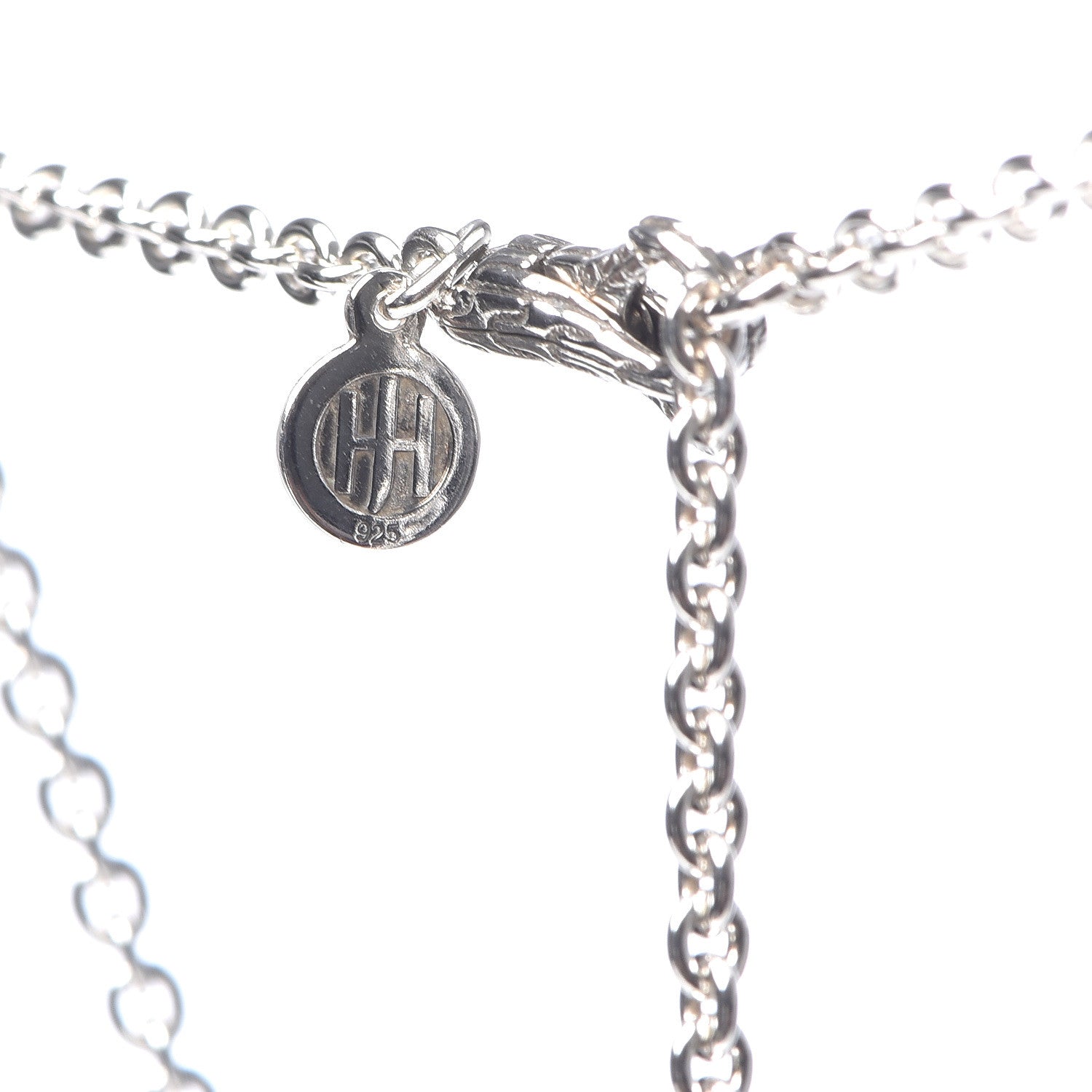 John Hardy Sterling Silver Classic Chain Wave Necklace 5 of 5