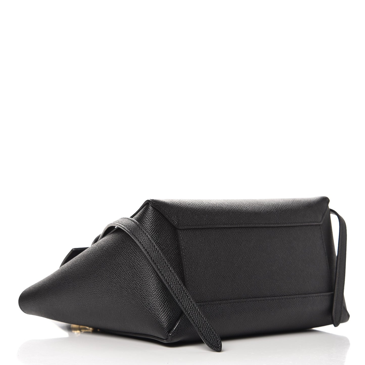 Grained Calfskin Micro Belt Bag Black