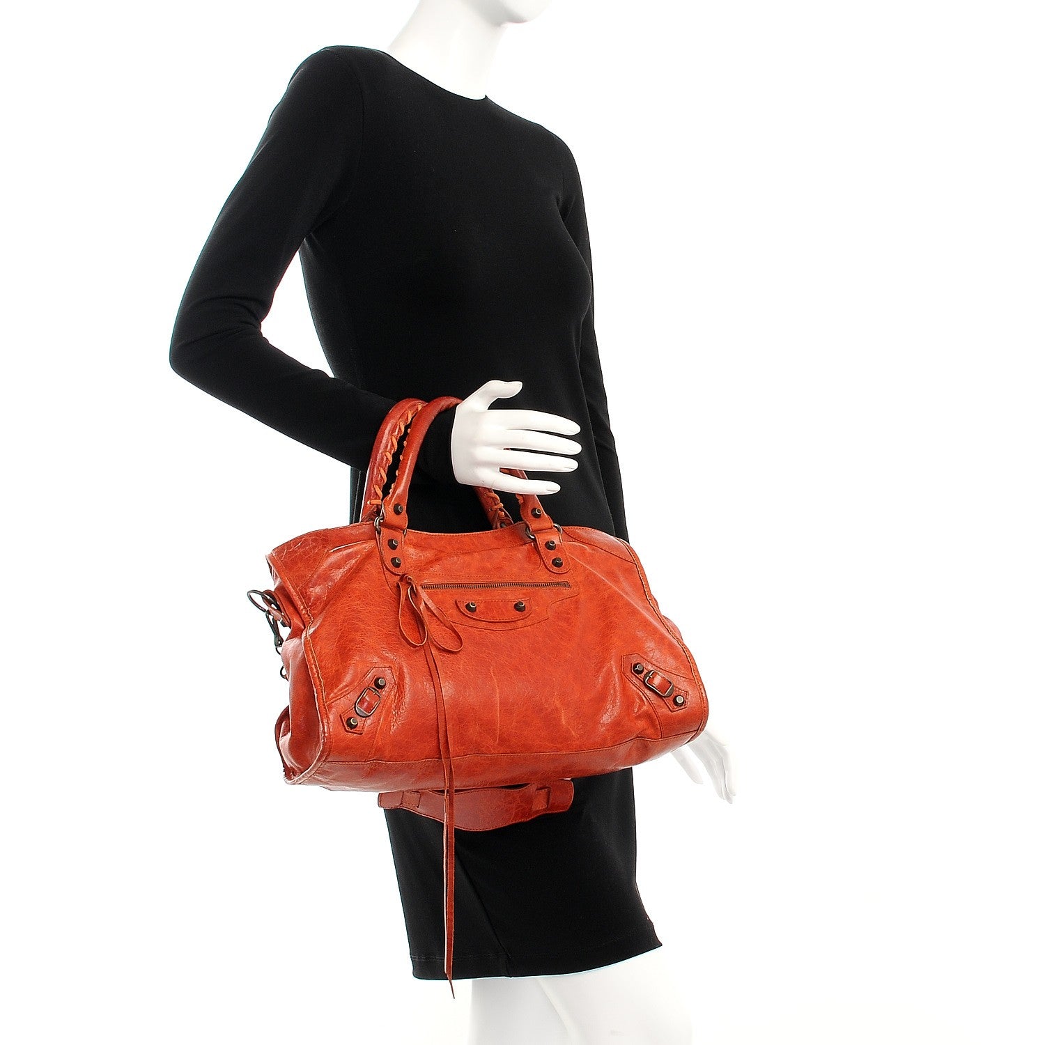 Balenciaga Chevre Classic Hardware City Rouille 3 of 9