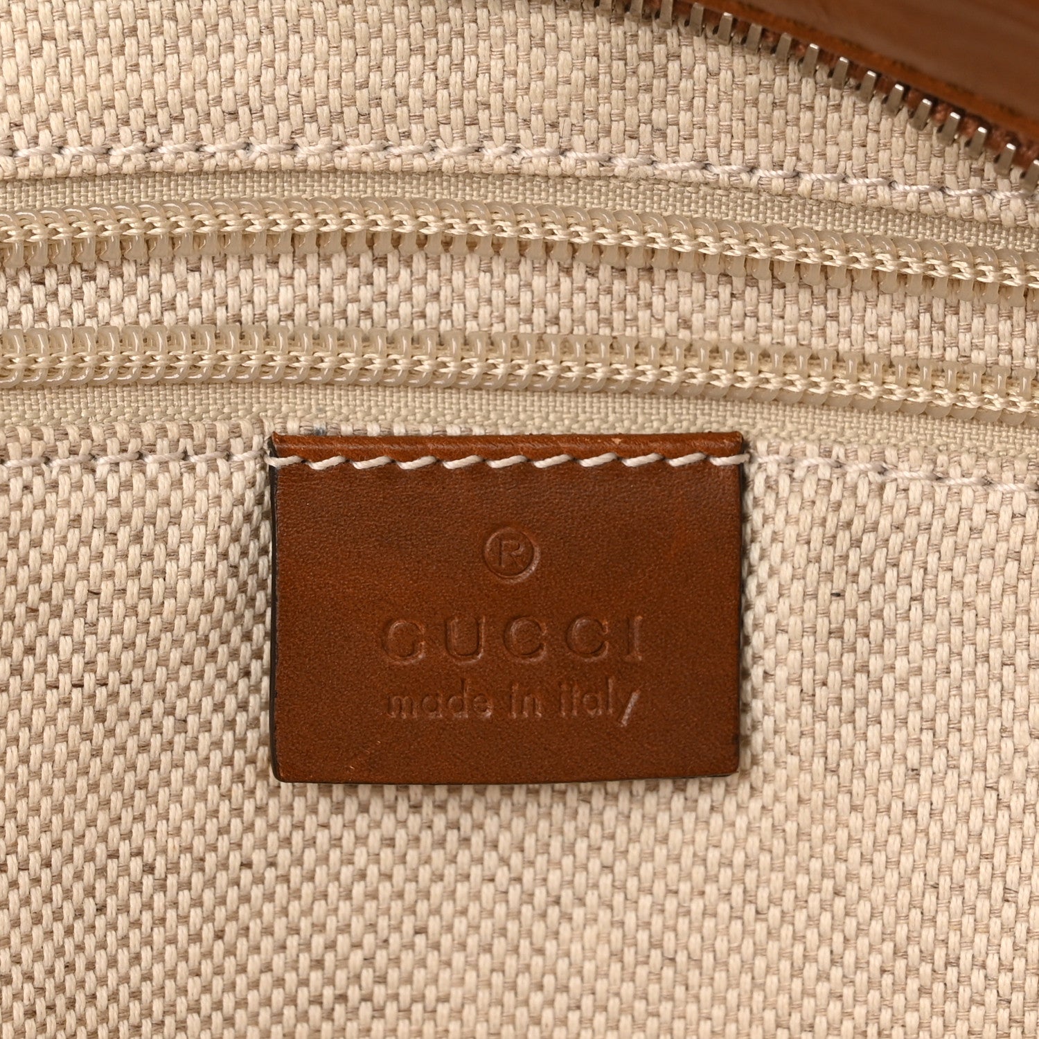 Gucci Monogram Large Flat Messenger Bag Brown 5 of 12