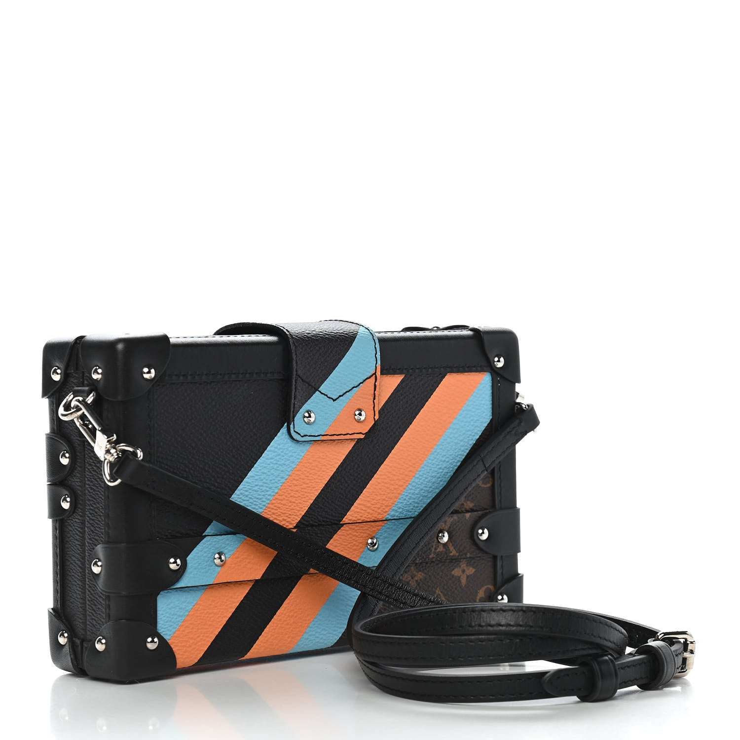 Louis Vuitton Monogram Malletage Print Petite Malle 2 of 8