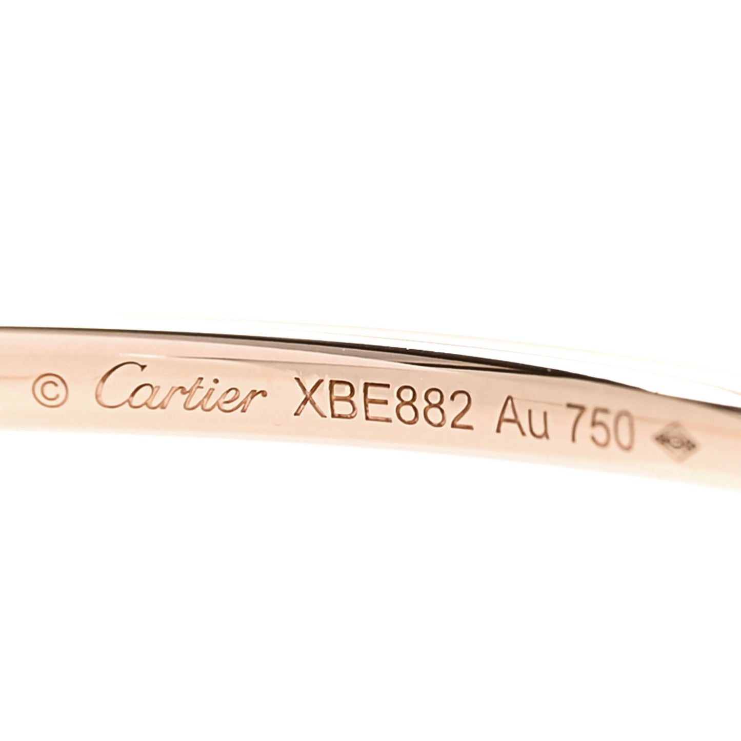 18K Pink Gold Large Juste Un Clou Hoop Earrings