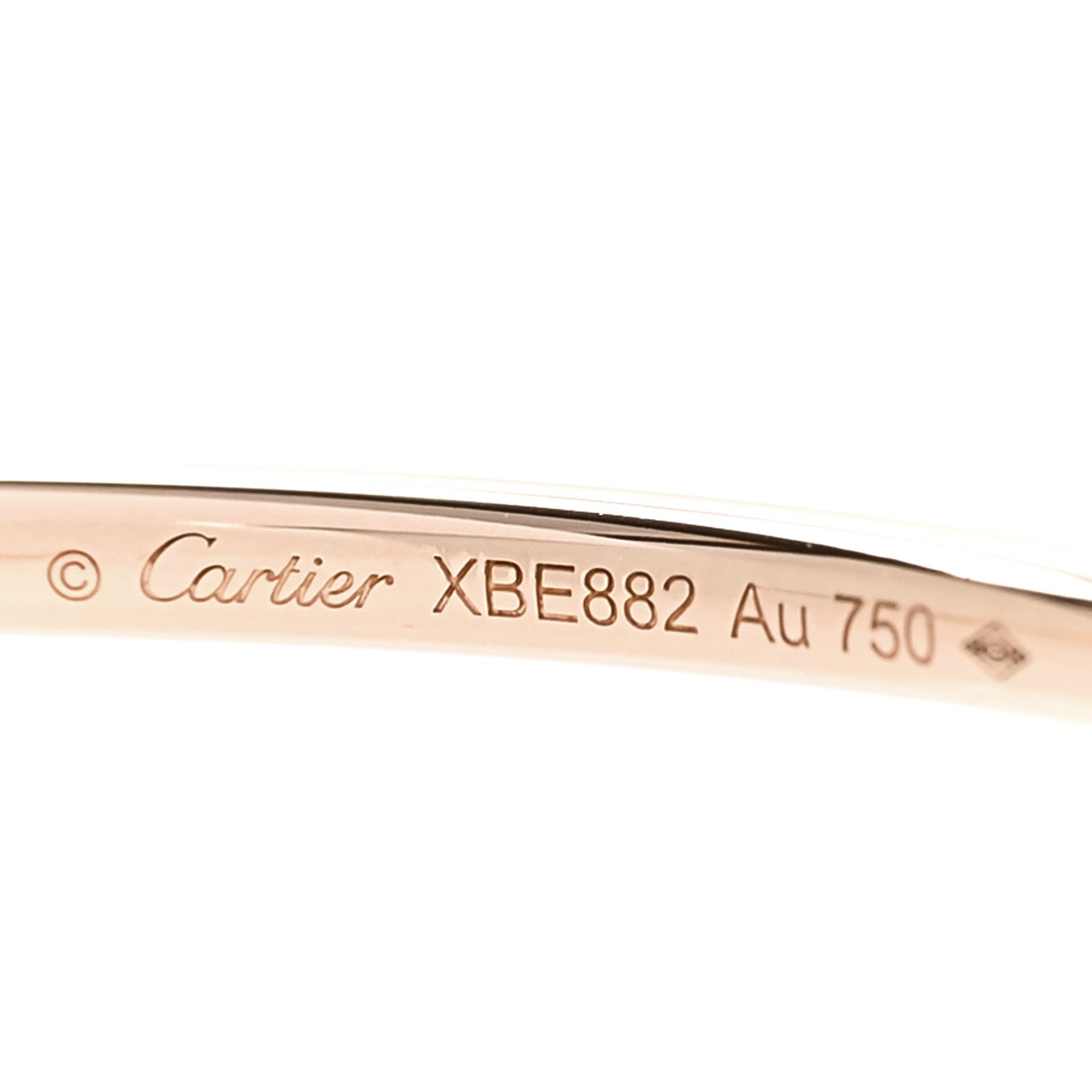 Cartier 18K Pink Gold Large Juste Un Clou Hoop Earrings 4 of 6