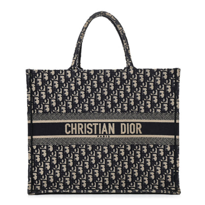 Christian Dior Oblique Book Tote Blue Multicolor 1 of 13
