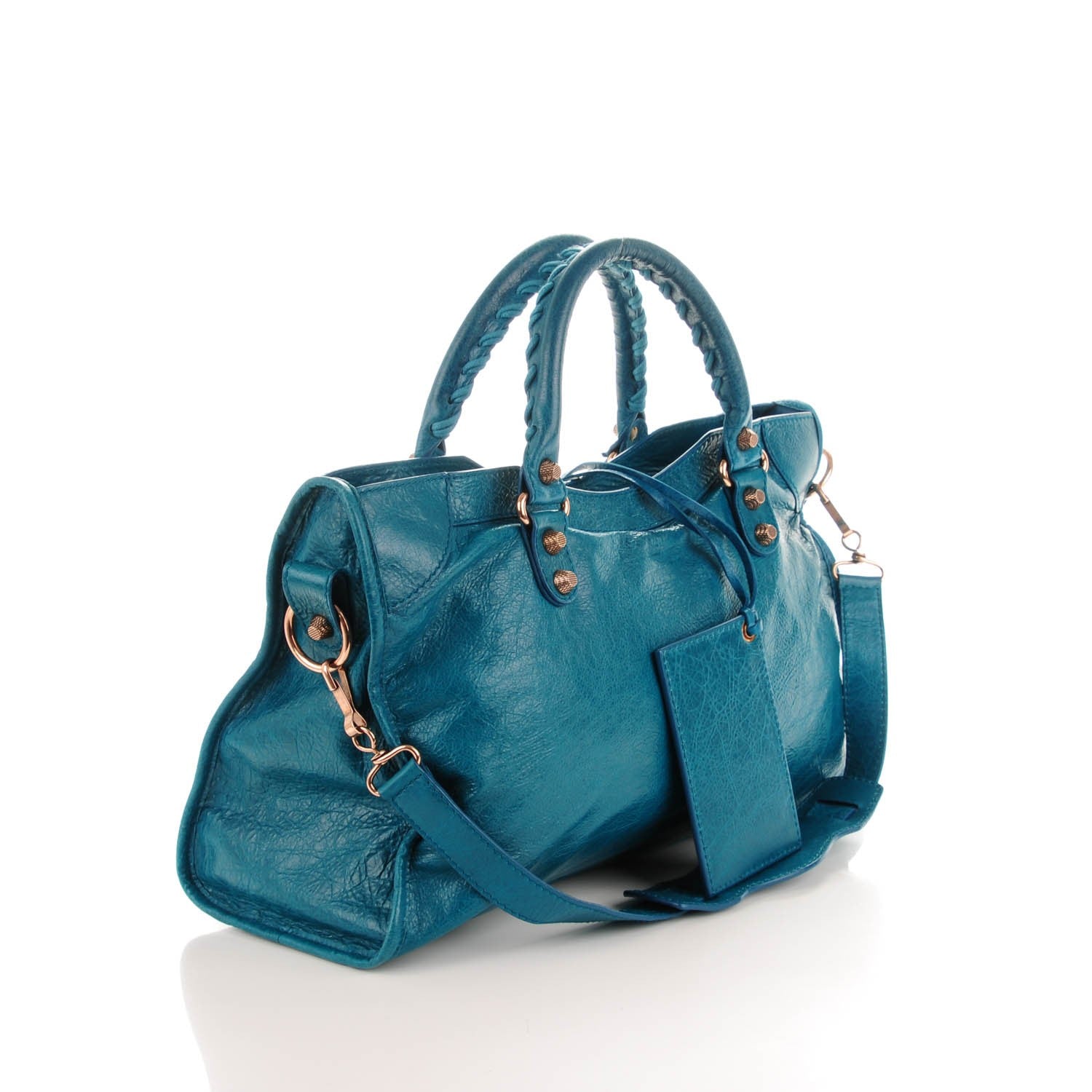 Balenciaga Agneau Giant 12 Rose Gold Hardware City Lagon 3 of 7