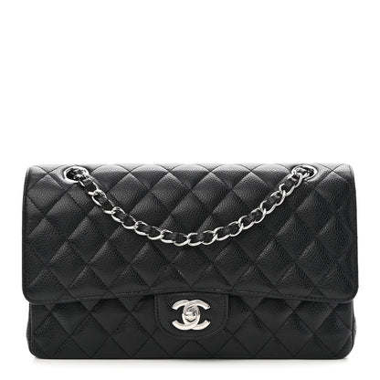 Chanel Caviar Quilted Medium Double Flap Black 1 of 10