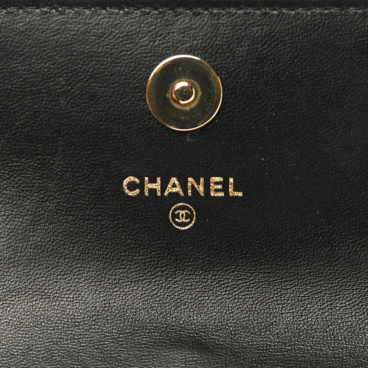 Chanel Lambskin Quilted CC Hook Card Holder Black 6 of 14