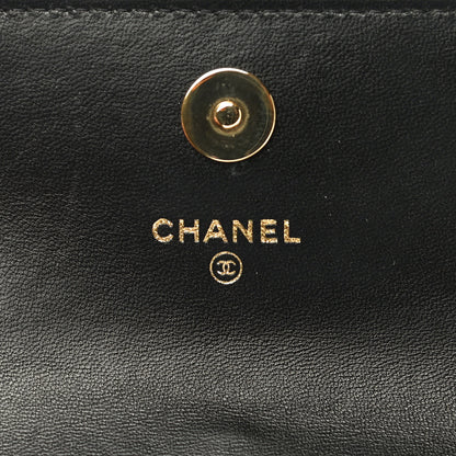 Chanel Lambskin Quilted CC Hook Card Holder Black 6 of 14