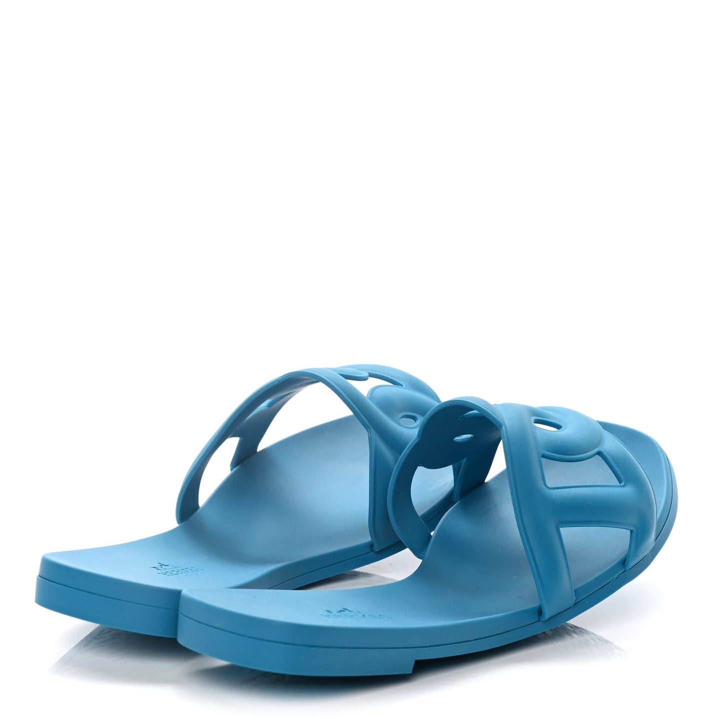 Rubber Aloha Sandals 37 Bleu Vif