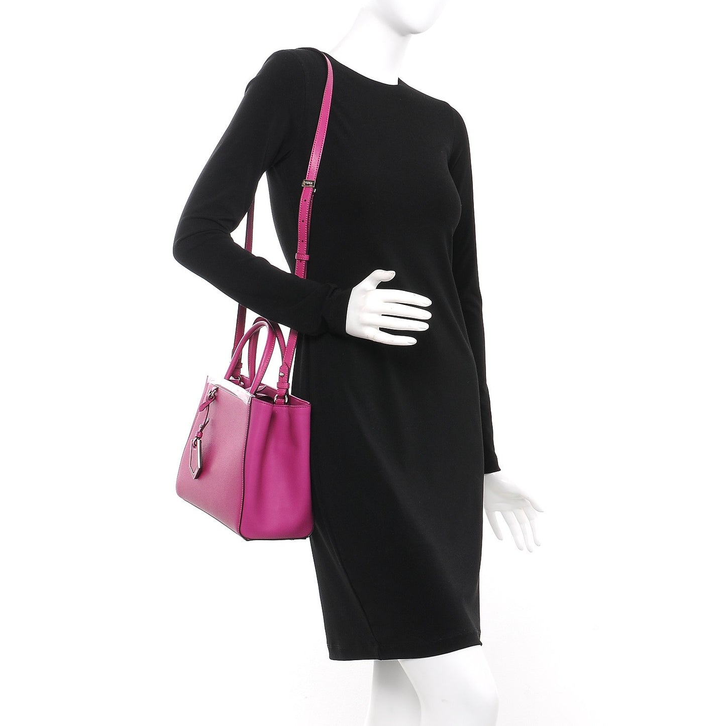 Vitello Elite Petite 2Jours Tote Magenta