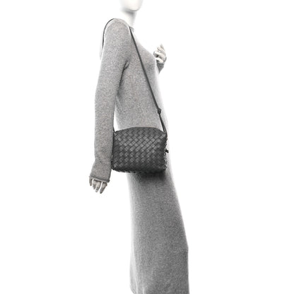 Bottega Veneta Nappa Intrecciato Small Loop Camera Bag Thunder 2 of 9