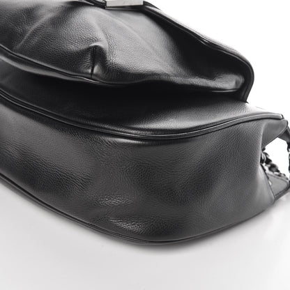 Chanel Calfskin Mademoiselle Shoulder Bag Black 15 of 20