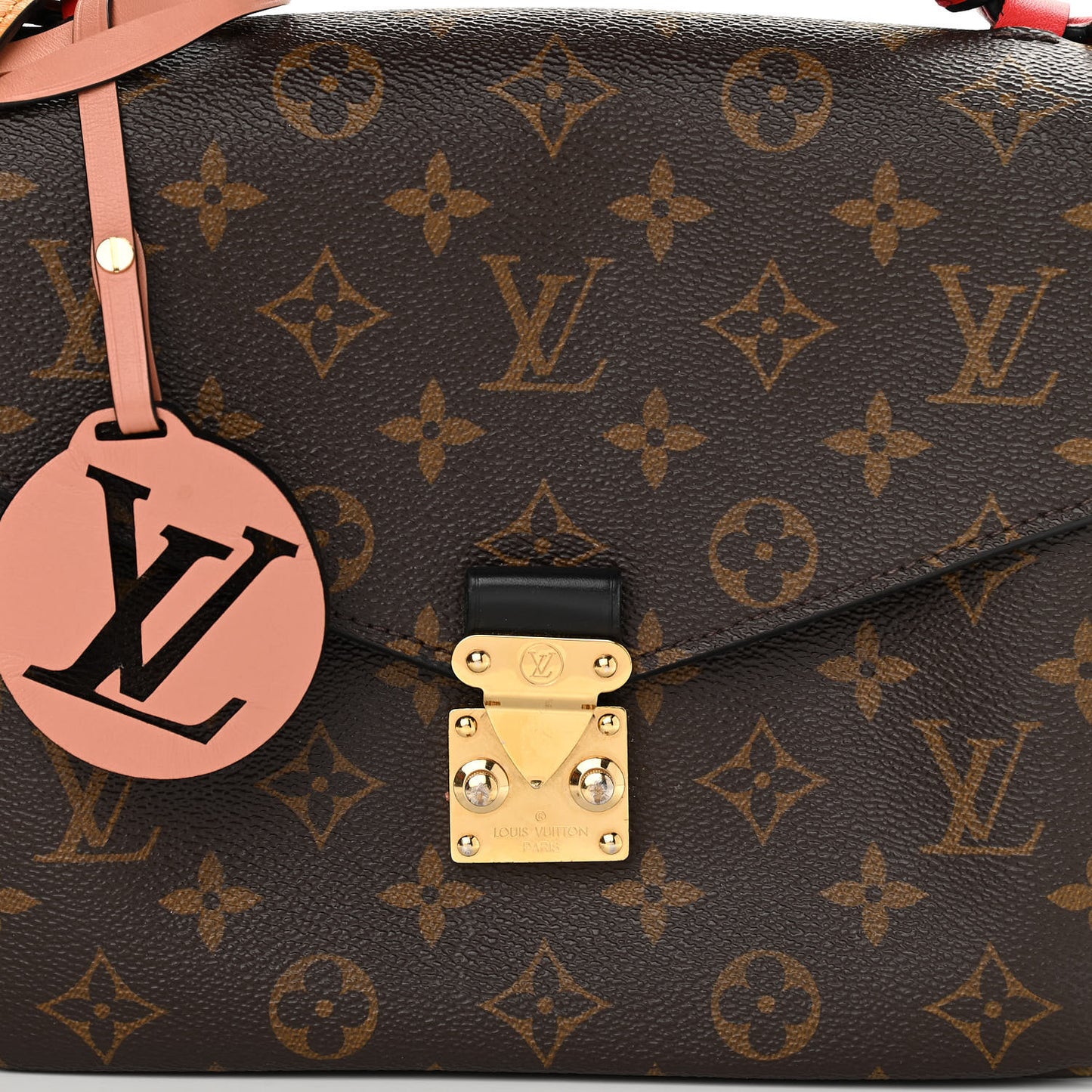 Monogram Braided Pochette Metis Coquelicot