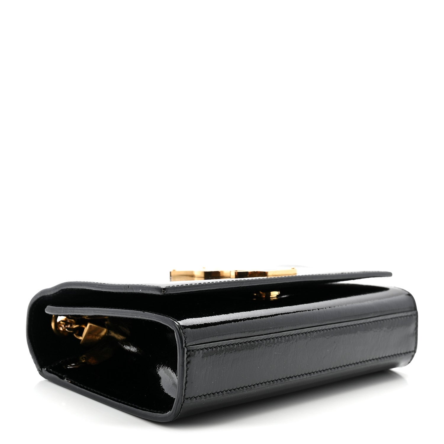 Saint Laurent Patent Small Monogram Kate Satchel Black 4 of 11