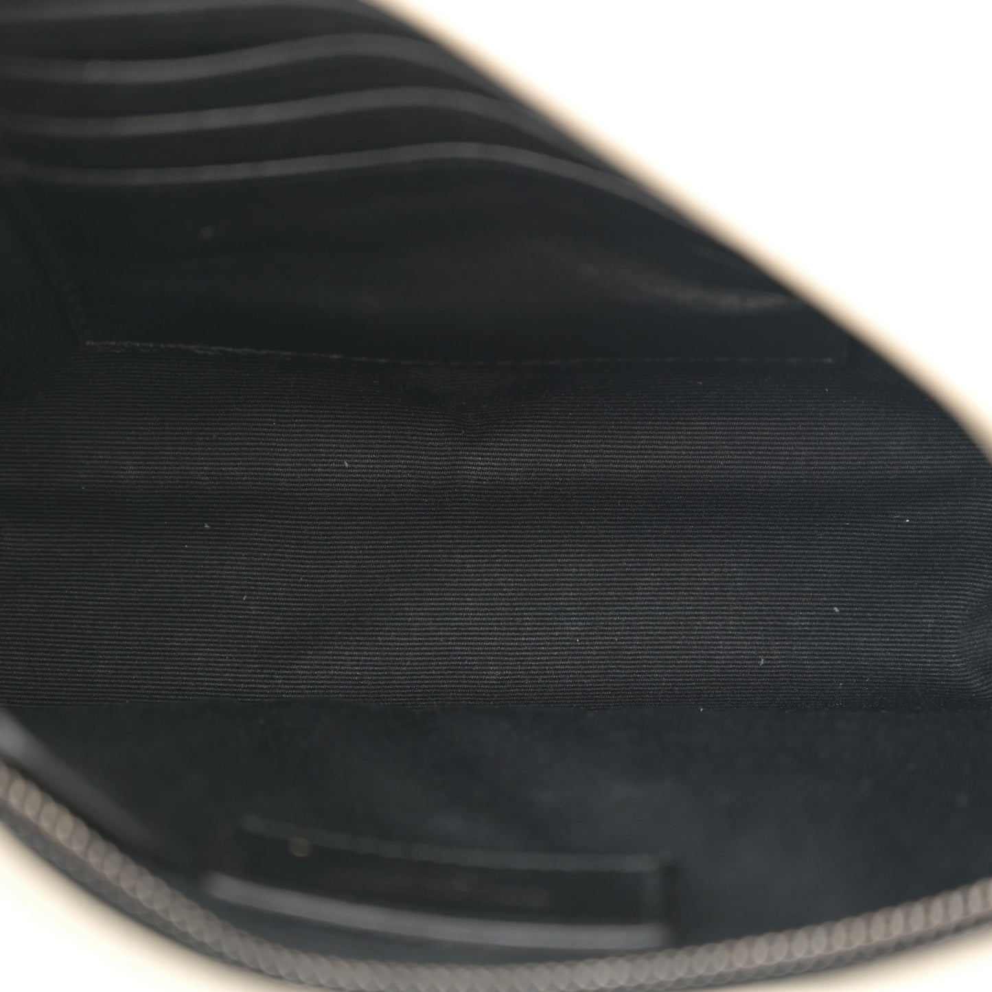 Crinkled Calfskin Matelasse Monogram Niki Chain Wallet Crema Soft