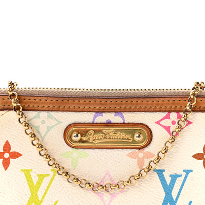 Louis Vuitton Monogram Multicolor Pochette Milla MM White 8 of 10