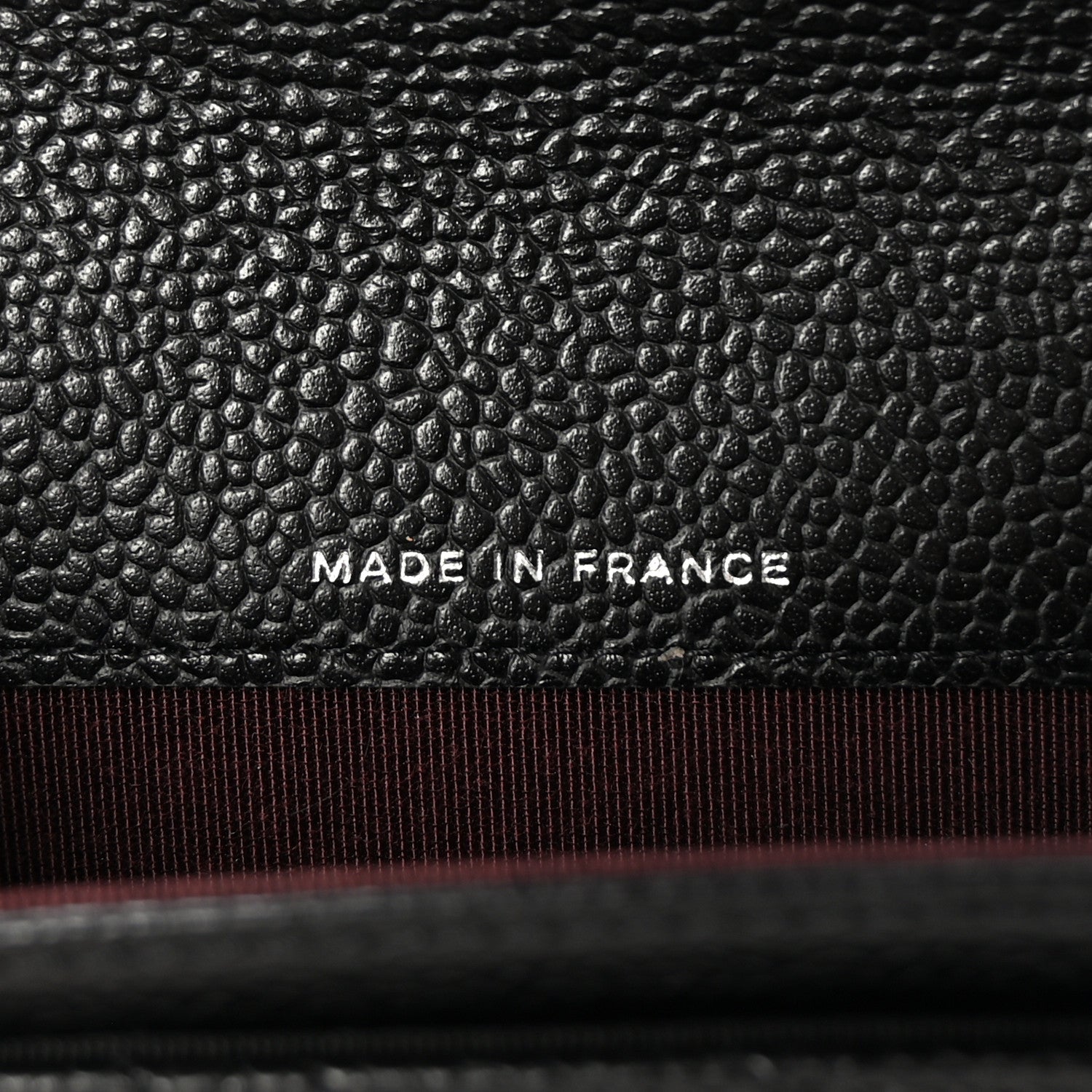 Chanel Caviar Quilted Flap Card Holder Wallet Black Black 7 of 8