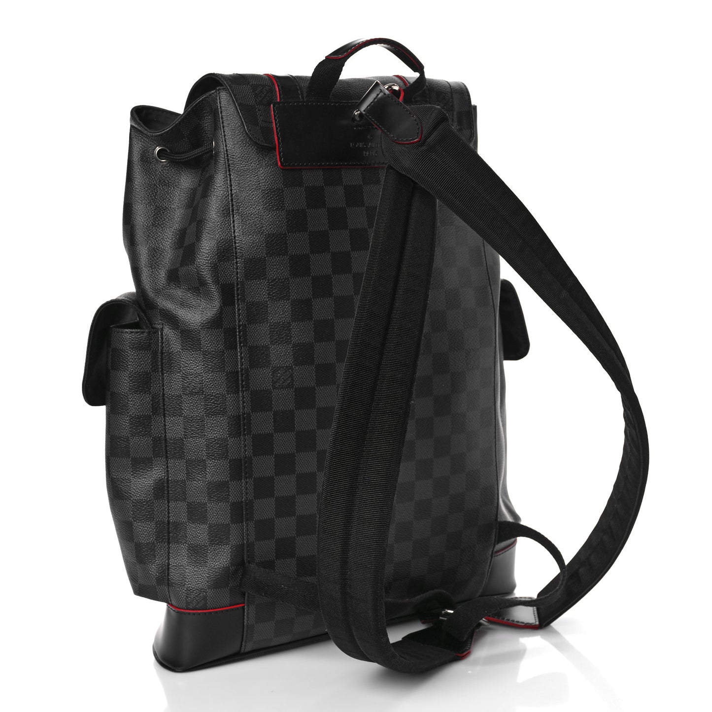 Damier Graphite Christopher PM Red