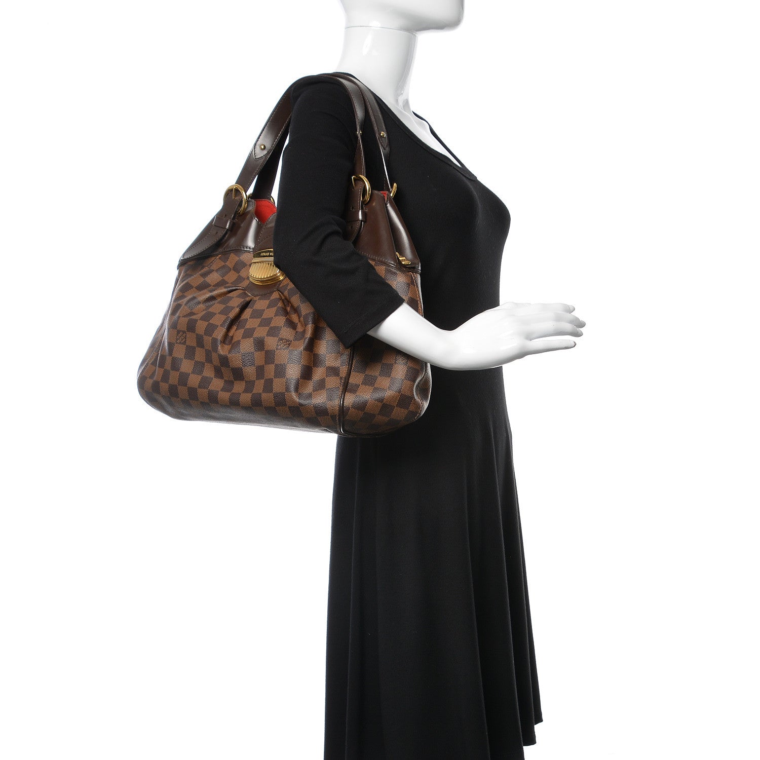 Louis Vuitton Damier Ebene Sistina GM 2 of 18