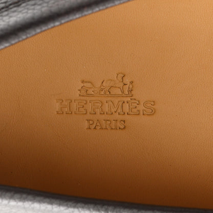 Hermes Taurillion Womens Gregoire Loafers 41 Marron Ebene 8 of 10
