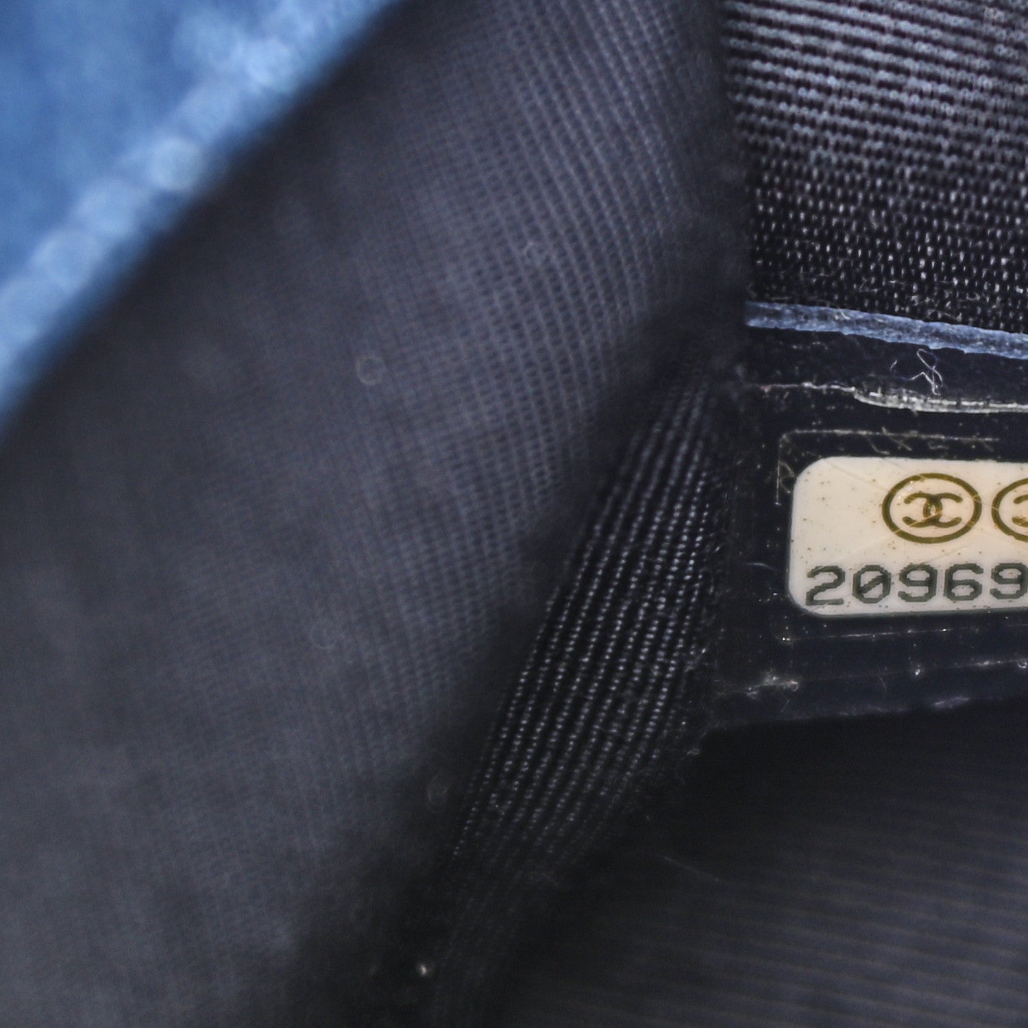 Chanel Denim Patchwork Small Boy Flap Blue 7 of 10