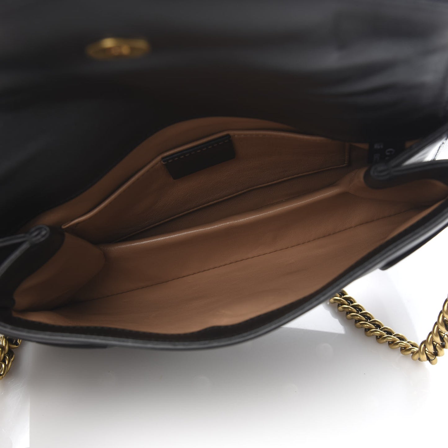 Nappa Pearl Studded Mini Queen Margaret Broadway Shoulder Bag Black