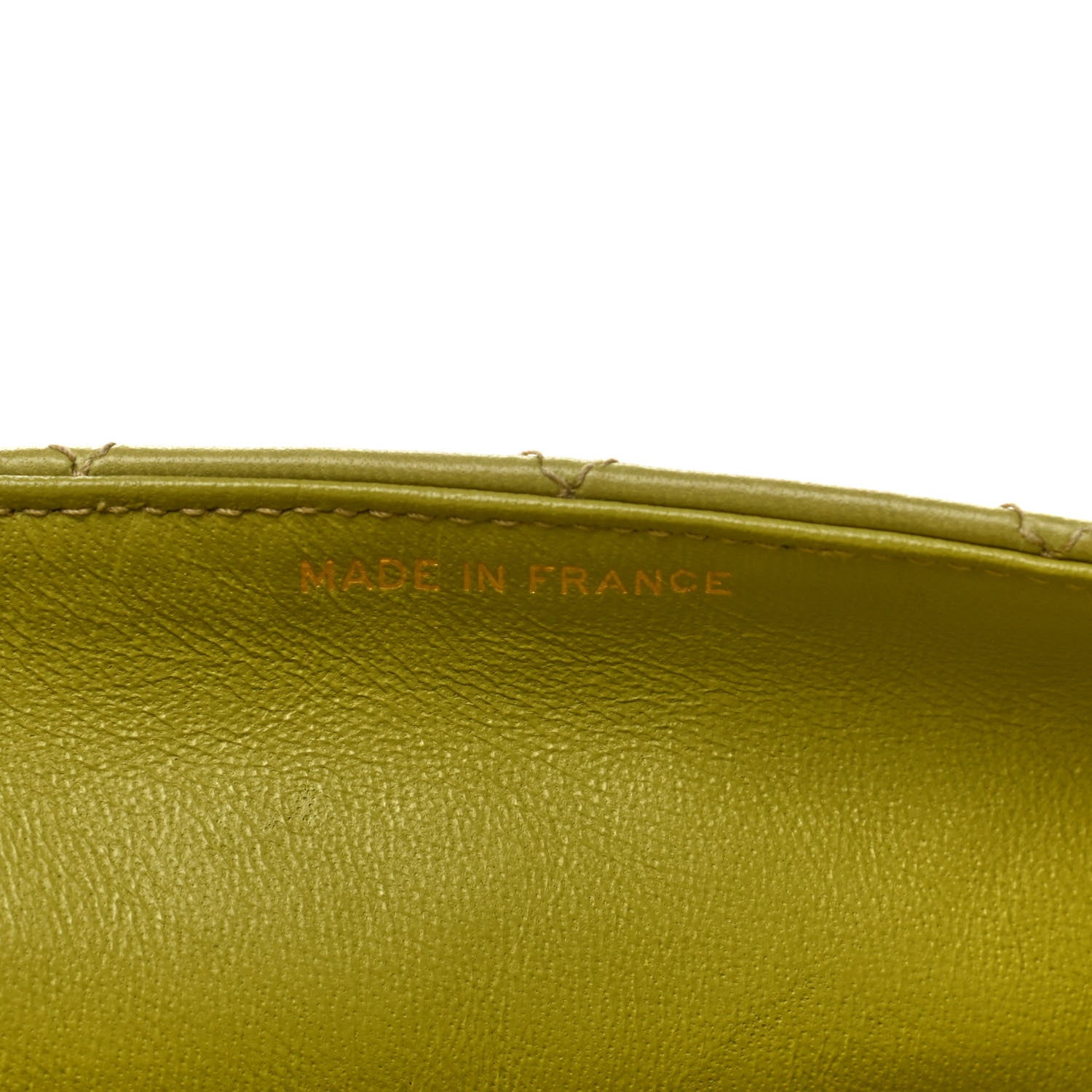 Chanel Lambskin Quilted Flap Clutch Light Green 9 of 15