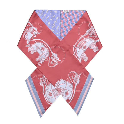 Hermes Silk Ex-Libris en Cravates Maxi Twilly 1 of 4