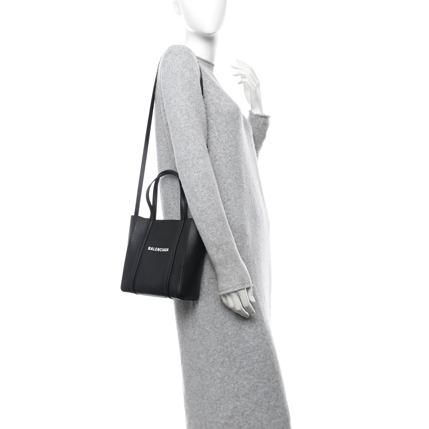 Balenciaga Calfskin XXS Everyday Tote Black 3 of 10