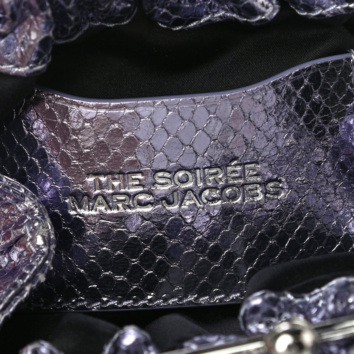 Metallic Soiree Crossbody Lavender