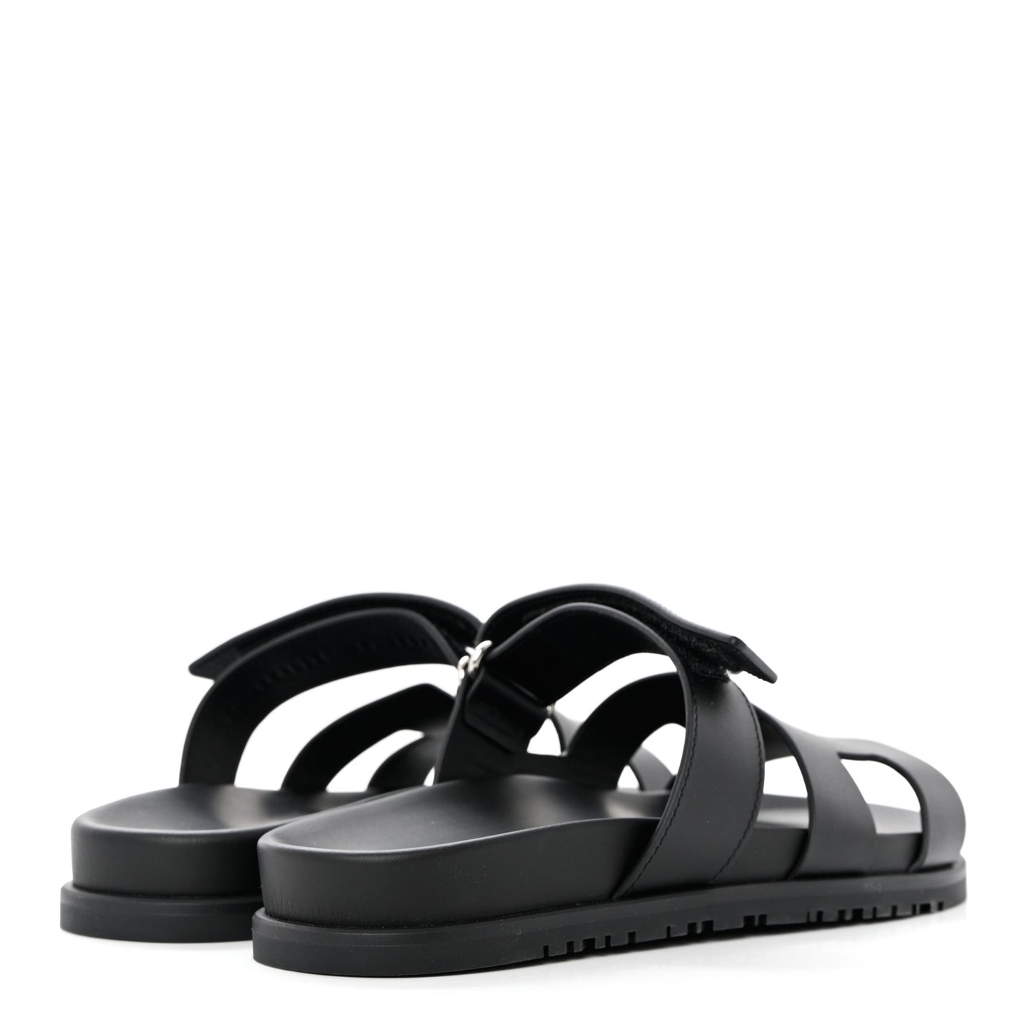Calfskin Womens Chypre Sandals 38 Black