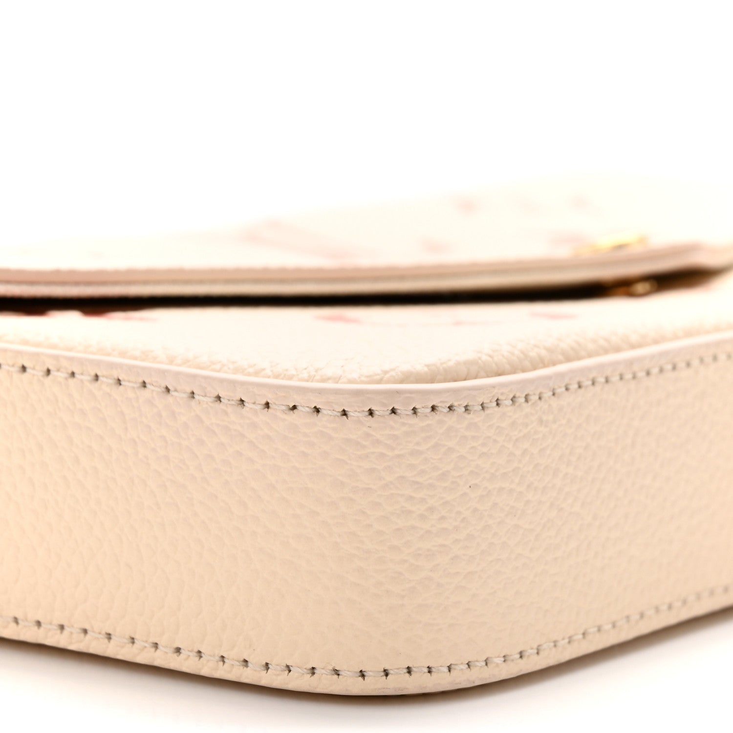 Louis Vuitton Empreinte Monogram Giant By The Pool Felicie Pochette Chain Wallet Creme Rose Trianon 9 of 11