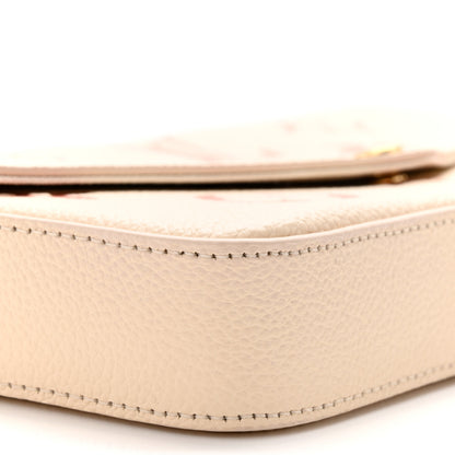Louis Vuitton Empreinte Monogram Giant By The Pool Felicie Pochette Chain Wallet Creme Rose Trianon 9 of 11