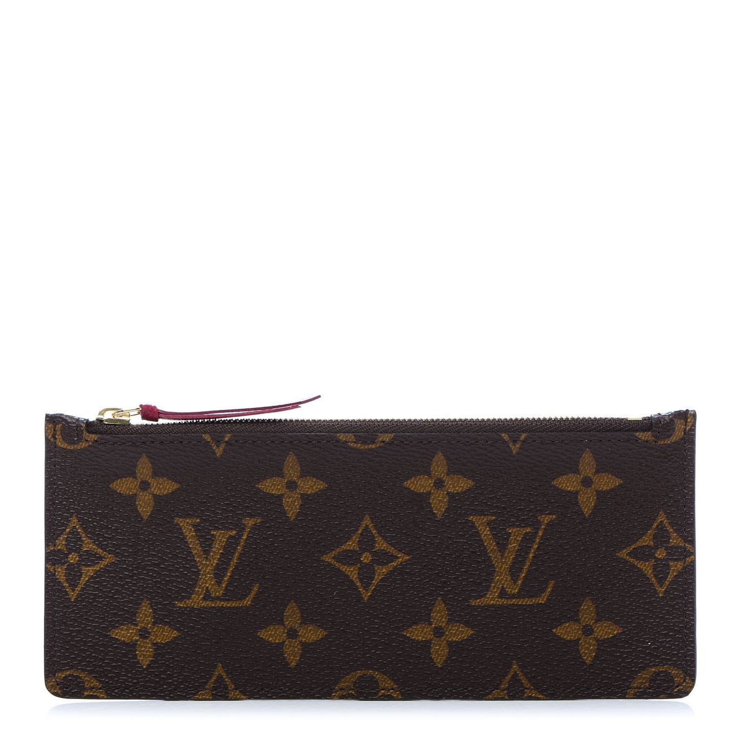 Monogram Josephine Wallet Zippered Insert Fuchsia