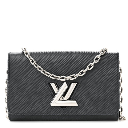 Louis Vuitton Epi Twist Chain Wallet Black 1 of 11