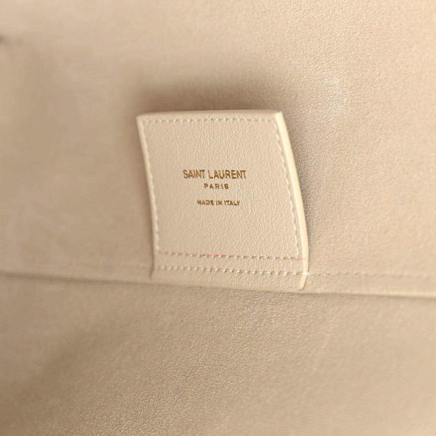 Calfskin Large Shopping Tote Porcellana