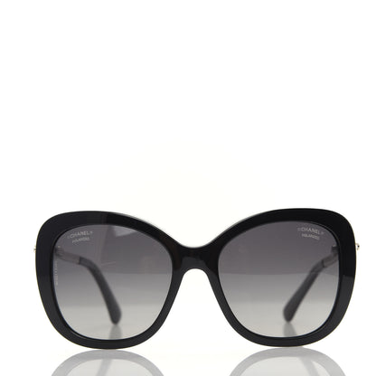 Chanel Polarized Pearl Sunglasses 5339-H Black 2 of 8