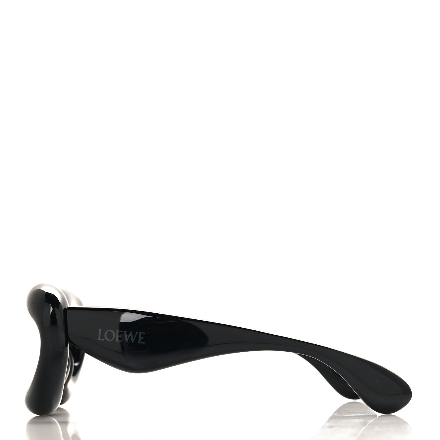 Acetate Inflated Cat-Eye Sunglasses LW40097I Black