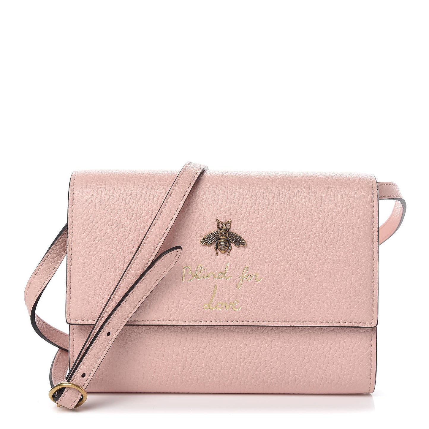Calfskin Blind For Love Crossbody Pink