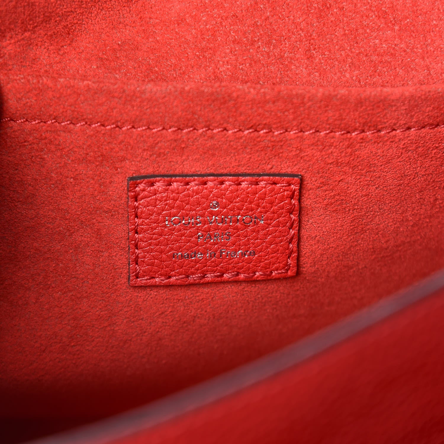 Louis Vuitton Soft Calfskin Mylockme Chain Bag BB Rubis 6 of 11