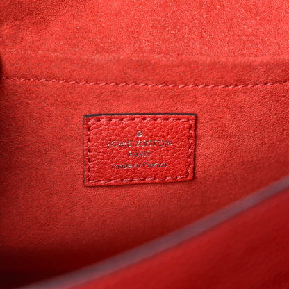 Louis Vuitton Soft Calfskin Mylockme Chain Bag BB Rubis 6 of 11