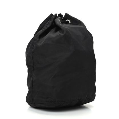 Prada Saffiano Tessuto Nylon Vela Bucket Wristlet Black 3 of 8