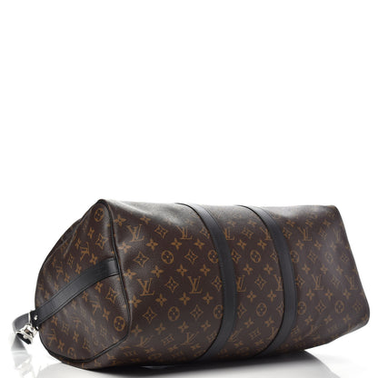 Louis Vuitton Monogram Macassar Keepall Bandouliere 45 3 of 9