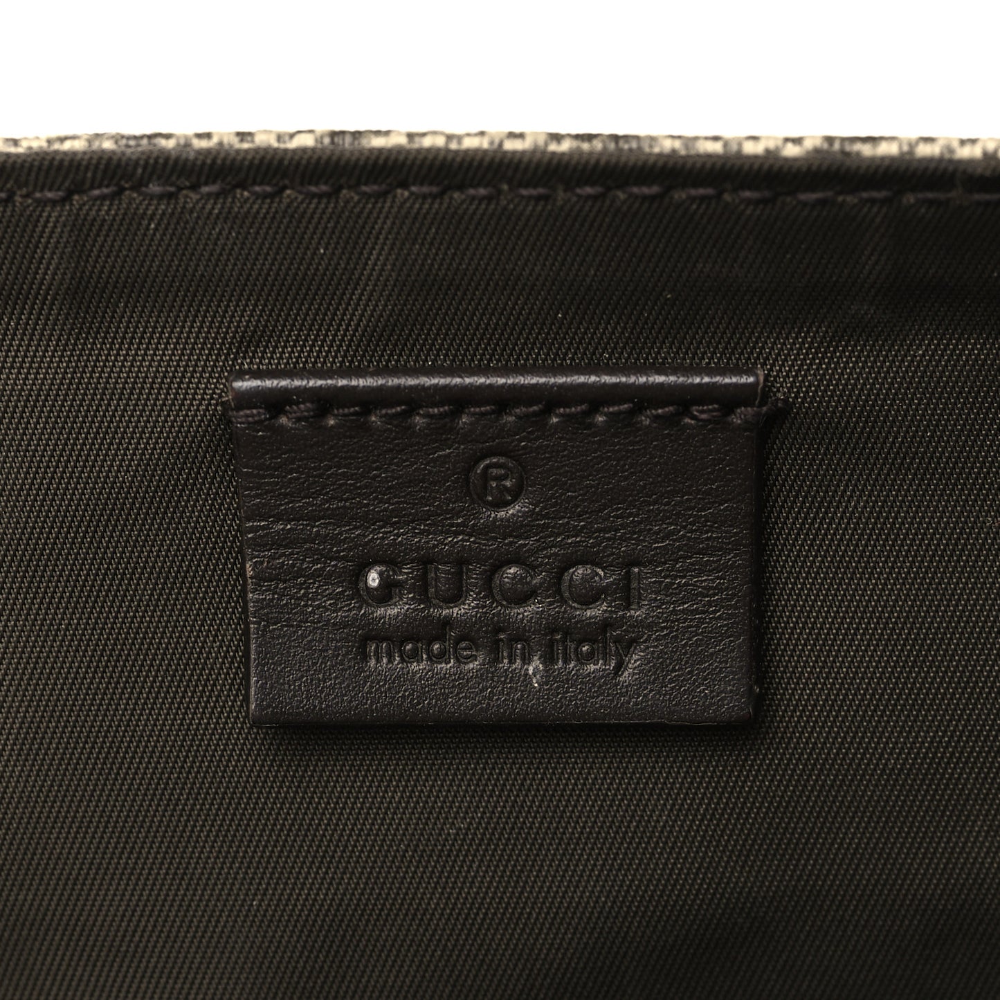 GG Plus Monogram Messenger Diaper Bag Dark Brown